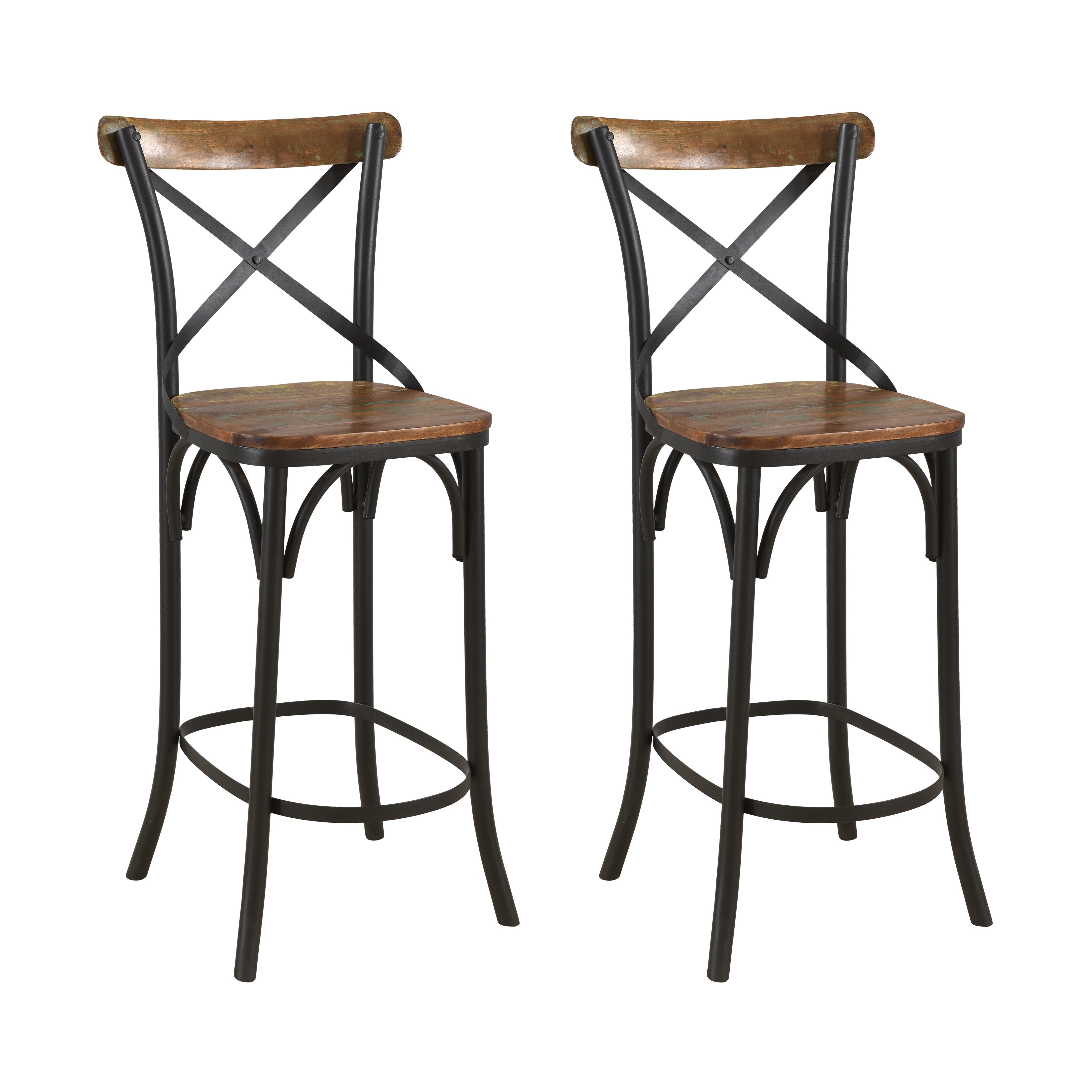 Cross back bar chairs sales