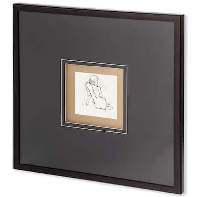 Contour Figure 4 Framed Art Print