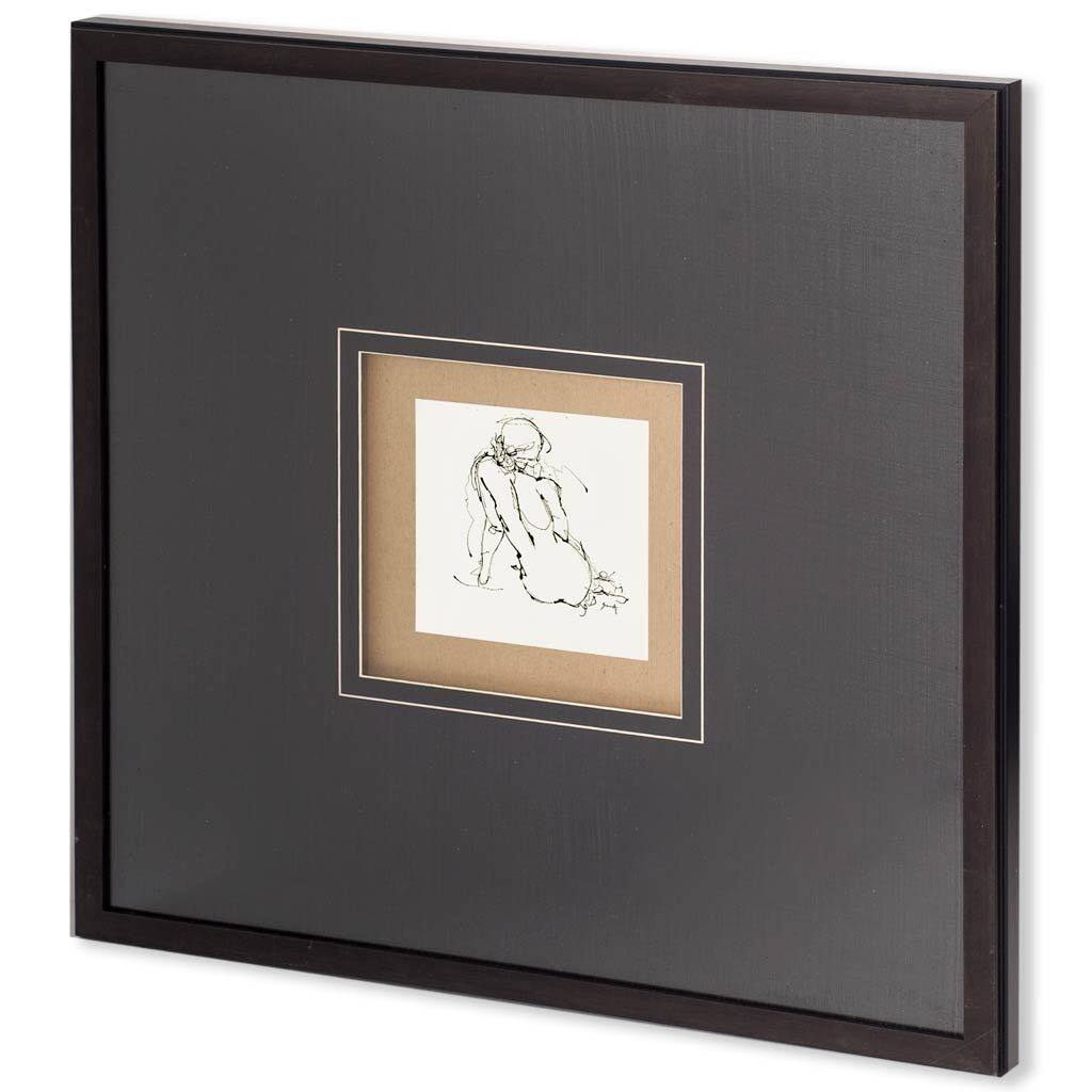 Contour Figure 4 Framed Art Print