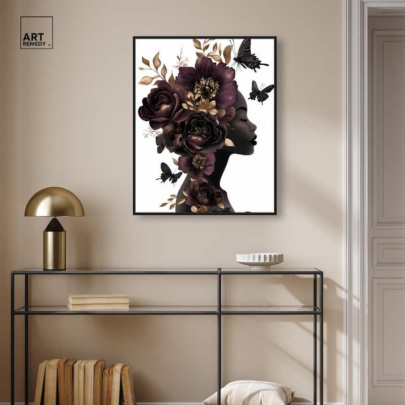 In Her Thoughts II Canvas by Art Remedy