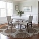 preview thumbnail 32 of 47, Premium Washable Super Soft Contemporary Geo Mayfield Rug Brown - 8' x 8' - Round
