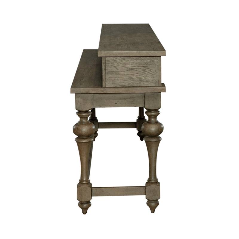 Americana Farmhouse Dusty Taupe Console Bar Table