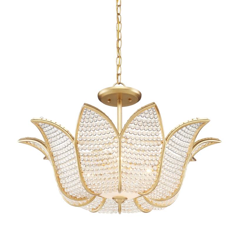 Currey & Company Bebe Chandelier - 16.75"h x 26.75"dia