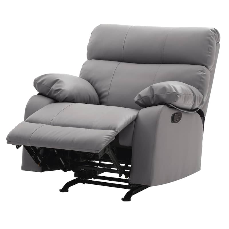 Manny Faux Leather Rocker Recliner