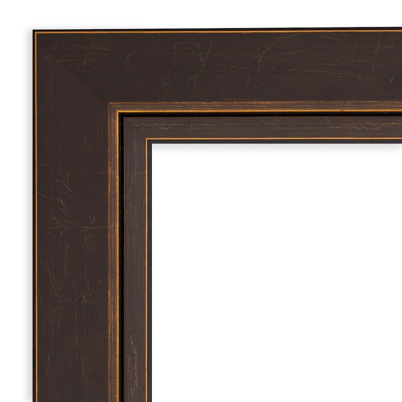 Lara Bronze Wood Framed Natural Corkboard Bulletin Board