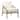 Elsa Linen Upholstered Occasional Chair, White
