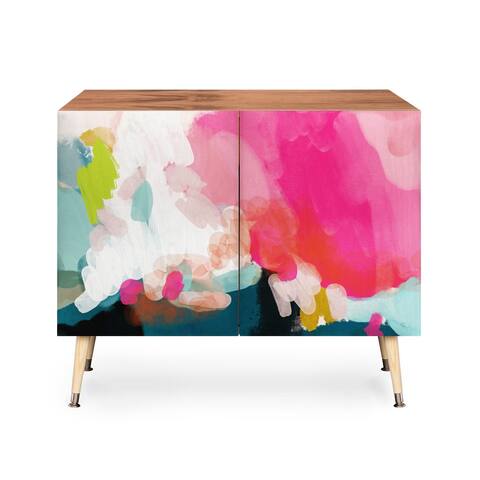 Lunetricotee Pink Sky Made-to-Order Credenza Cabinet