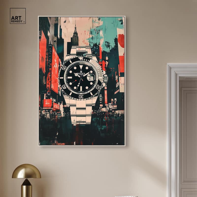 Cityscape Watch Canvas by Art Remedy
