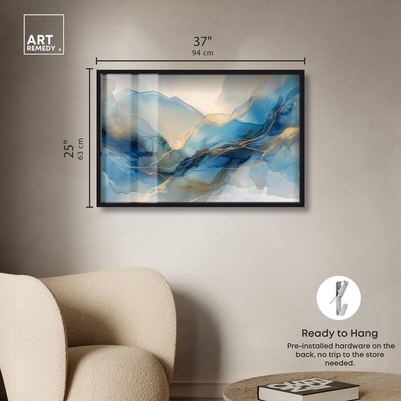 Postmodern Flow II Shadowbox by Art Remedy