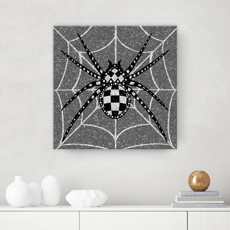 ChiChi Décor 'Glamoween Spider II' Halloween Canvas Wall Art