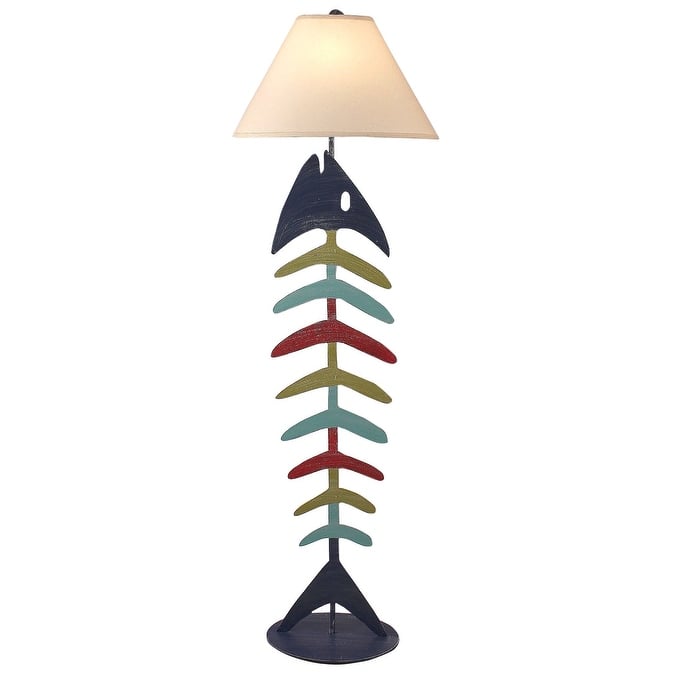 Coastal Bonefish Floor Lamp