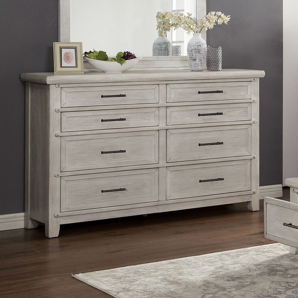 Solid wood shop 8 drawer dresser