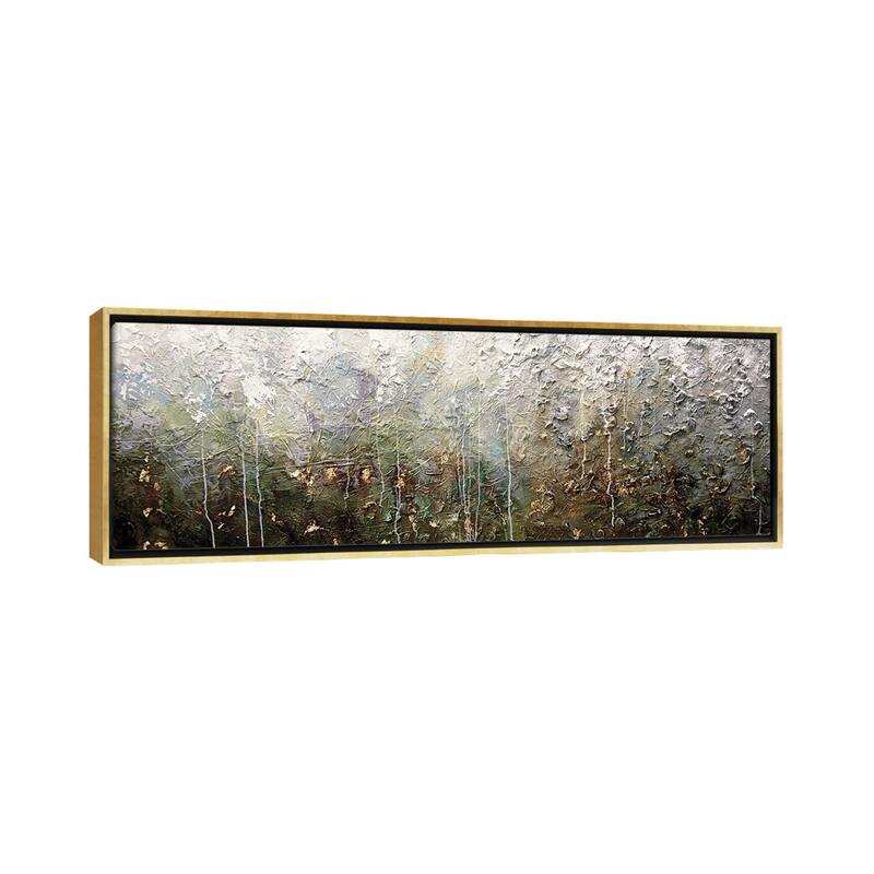 iCanvas "The Forest" by Osnat Tzadok Framed - Gold - 12x36