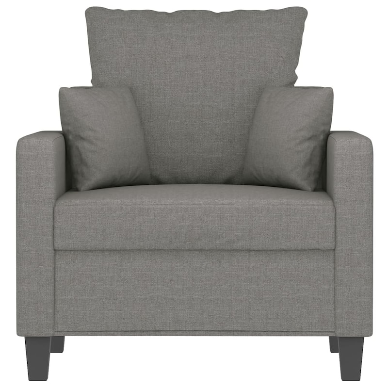 vidaXL Sofa Chair Living Room Accent Upholstered Chair with Armrest Fabric