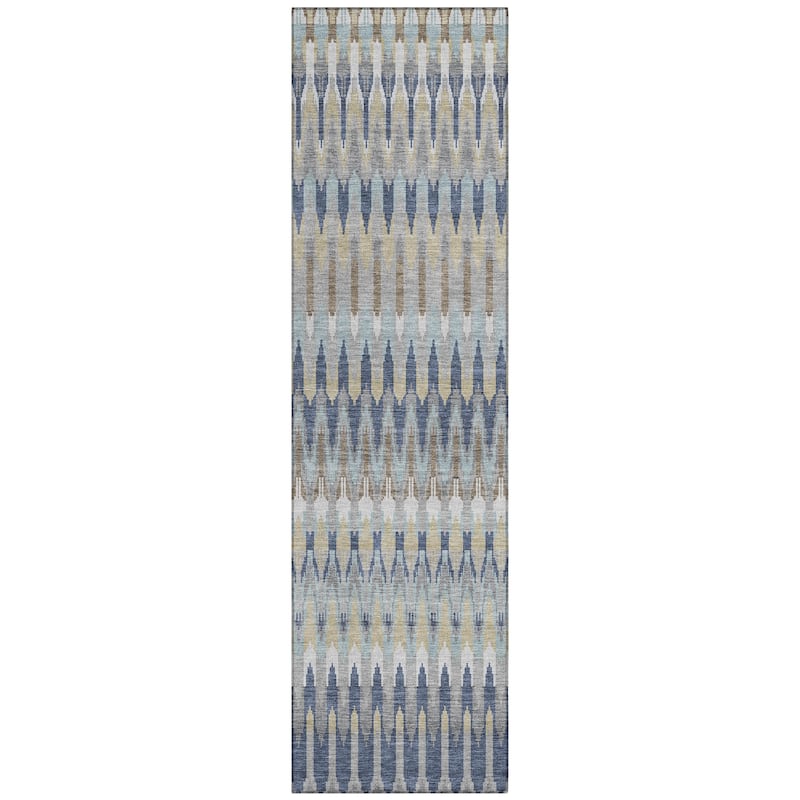Machine Washable Indoor/ Outdoor Chantille Moroccan Boho Rug
