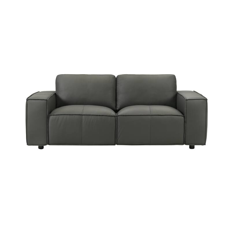 Clayton Top Grain Genuine Leather Loveseat, Sofa, or Living Room Set