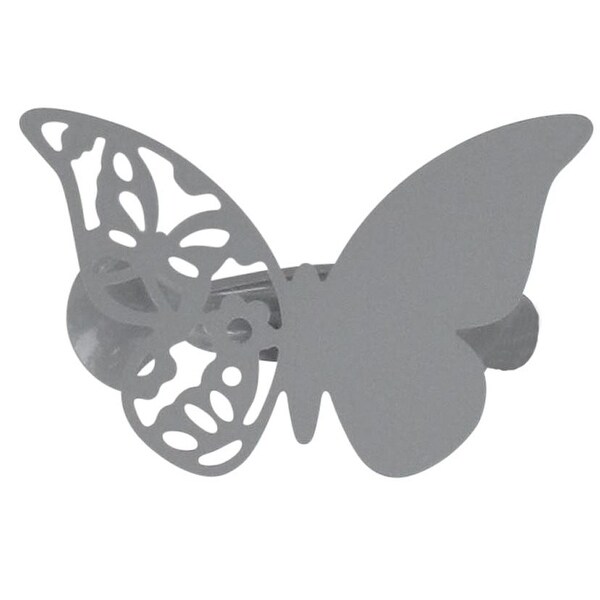 Evideco Metal Butterfly Clip Big Size Mariposas Set of 2 