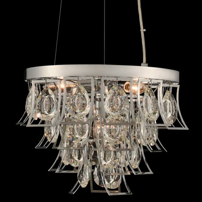 Allegri 031950-FR001 Carmella 14" Wide Pendant with Firenze Crystal