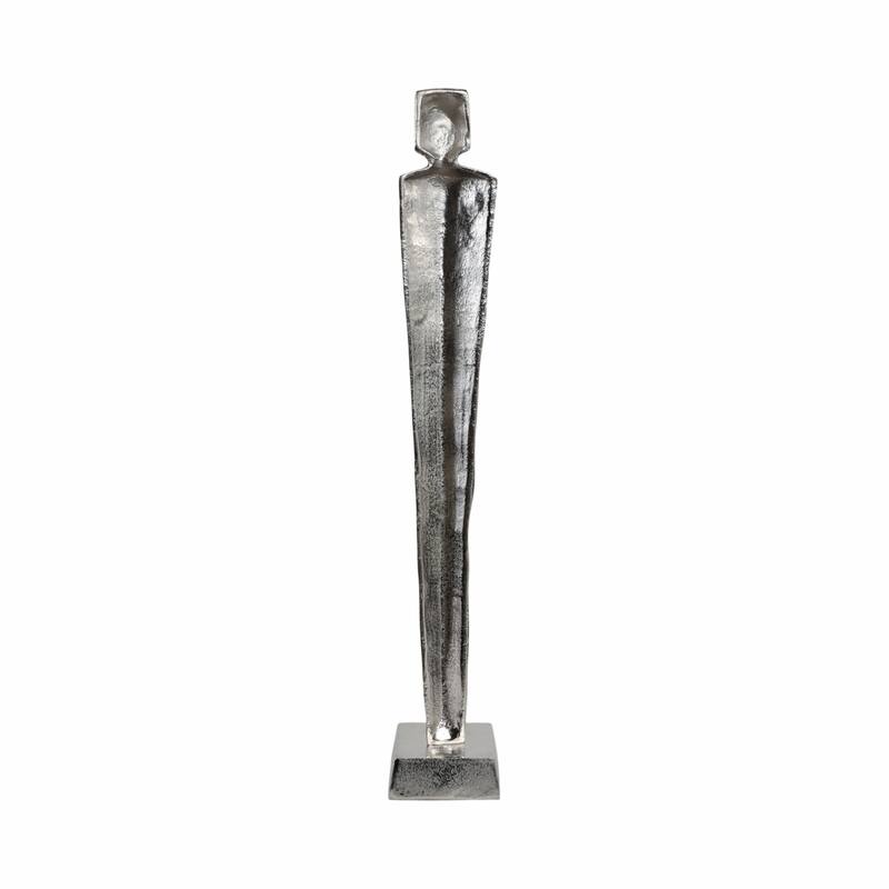 Metal Aluminum Sculpture Decorative Abstract Figure Modern Accent