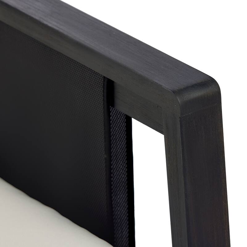 Christopher Knight Home - Outdoor Acacia Wood Club Chair with Water-Repellent Cushions and Textilene Accents