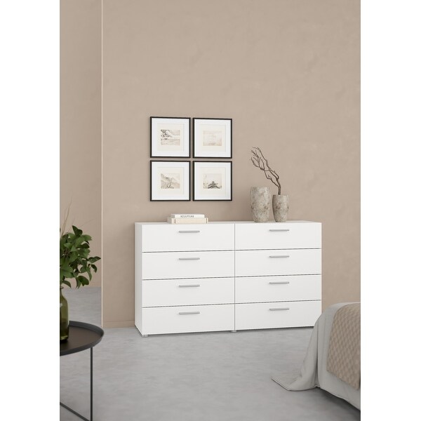 Porch & Den Angus Space-saving 8-Drawer Double Dresser - On