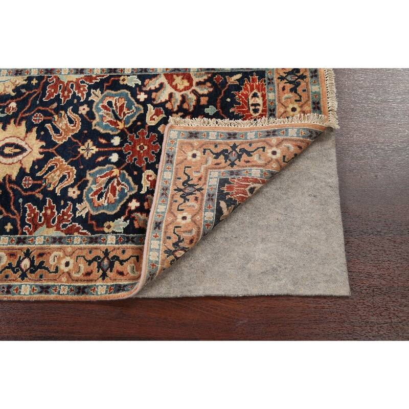 Vegetable Dye Floral Heriz Serapi Oriental Runner Rug Hand-knotted - 2'8" x 9'9"