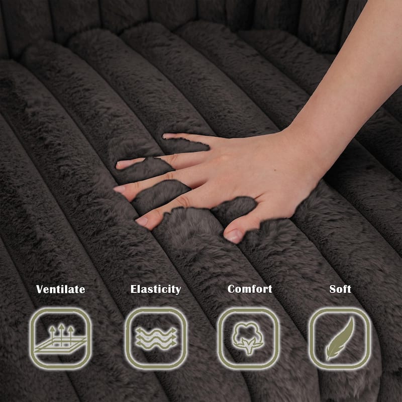 Single Sofa Armchair Swivel Barrel Chair