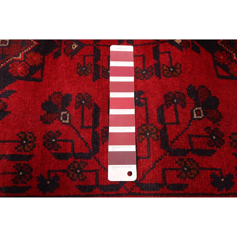 ECARPETGALLERY Hand-knotted Finest Khal Mohammadi Red Wool Rug - 9'11 x 12'10
