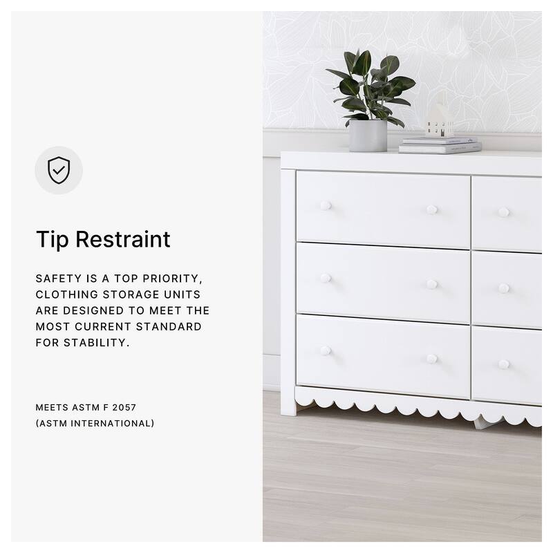 Signature Design by Ashley Mollviney White Dresser