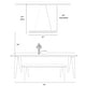 preview thumbnail 14 of 16, Modern Glam LED Crystal Chandelier Rose Gold Island Light for Dining Room - D37" x H64" Max