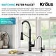 preview thumbnail 16 of 49, KRAUS Allyn Commercial 2-Function 1-Handle Pull Down Kitchen Faucet