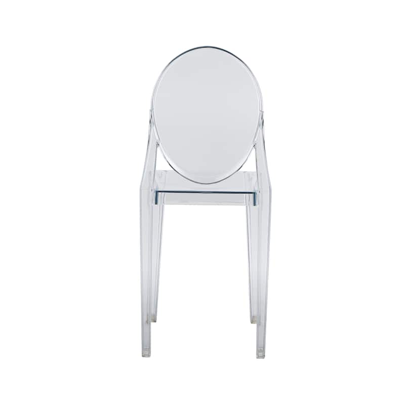 Modern Designs 2 and 4-piece Set of Stackable Transparent Ghost Chairs for Events - N/A