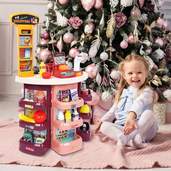 Grocery Game Store Children'S Gifts Girl Supermarket Kitchen Toy Set