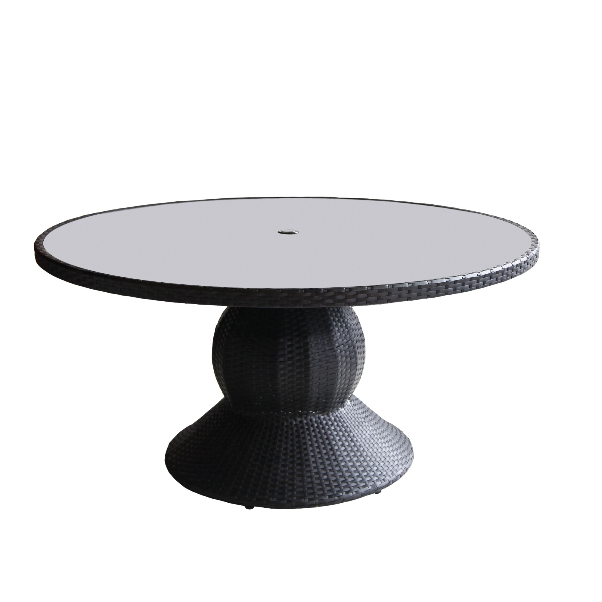 Napa 60 Inch Espresso Outdoor Patio Dining Table Bed Bath