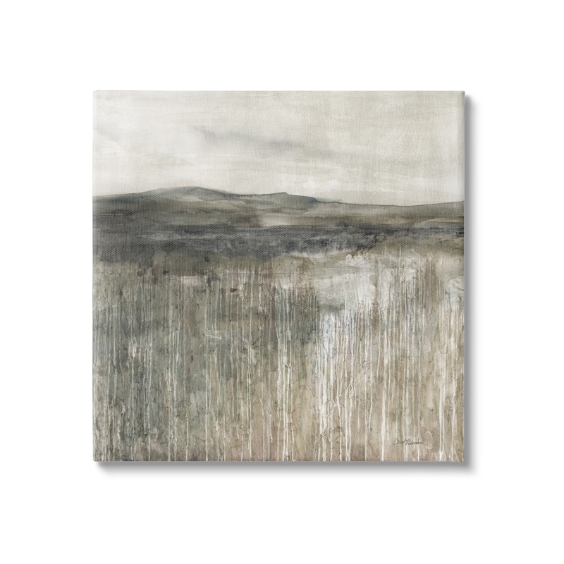 Stupell Brown Mountain Landscape Canvas Wall Art by Carol Robinson - 30 x 30