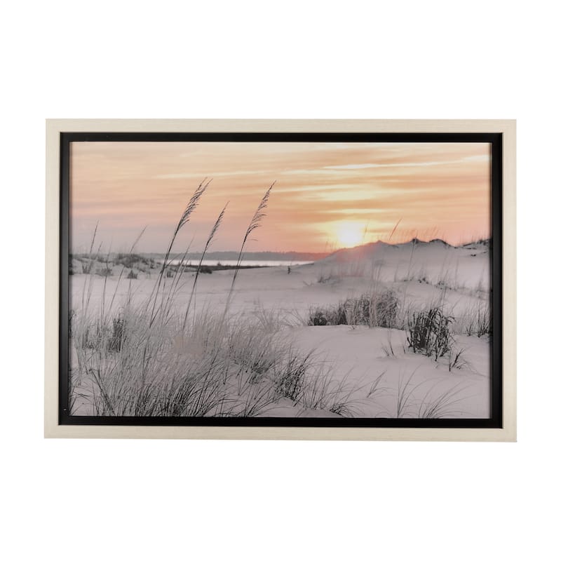 Seashore Sunset Framed Art Print