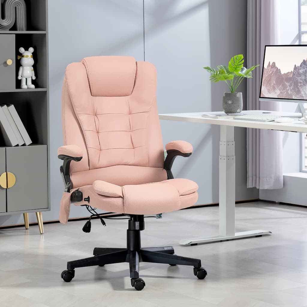6 Point Vibrating Massage Office Chair with Heat