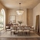 preview thumbnail 1 of 24, SAFAVIEH Couture Karissa 24-Inch Crystal 10-Light Tier Chandelier - 24" W x 24" D x 21 / 69" H Black