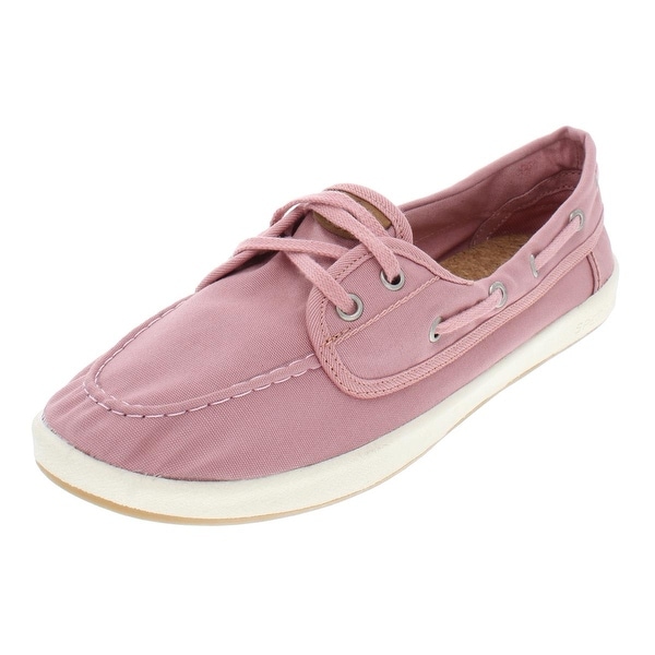 sperry canvas boat shoes womens