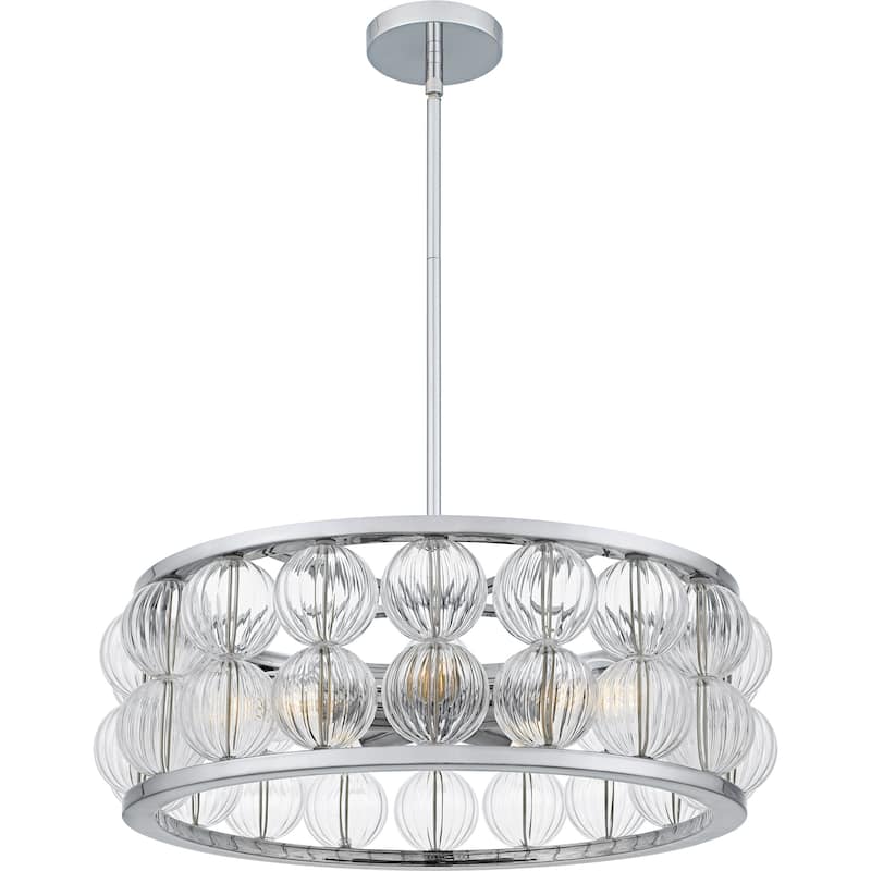 Terrarock 5-Light Polished Chrome Pendant