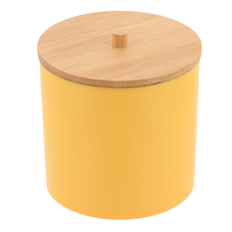 Yellow Padang Bathroom Accessory Set 7-Pieces Bamboo