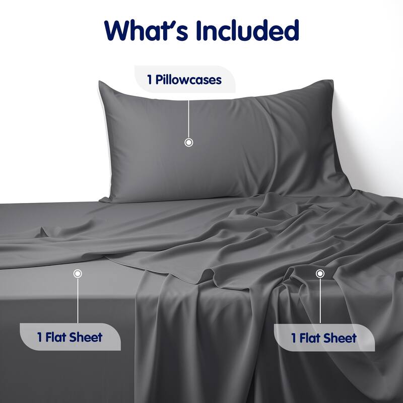 Subrtex Microfiber Ultra-Soft Deep Pocket Solid Sheet Set