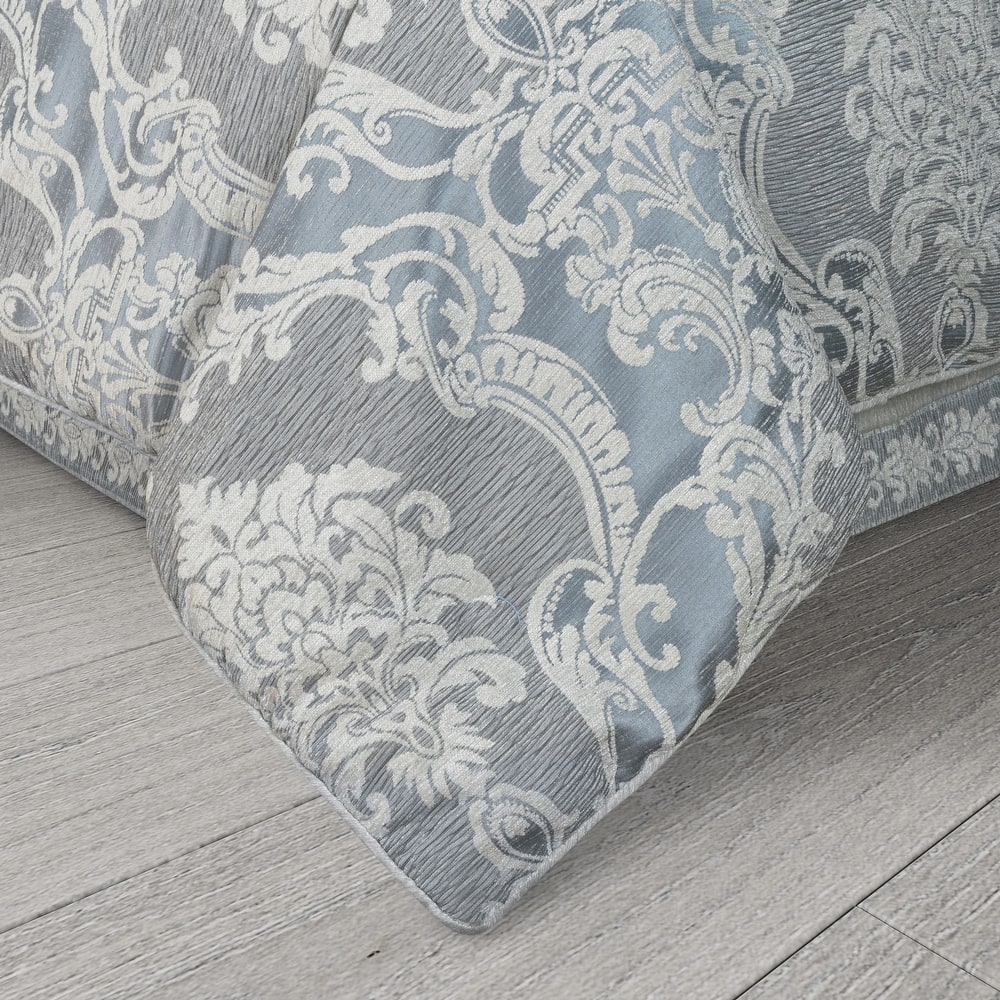 Queensbury Steel Blue Comforter Set