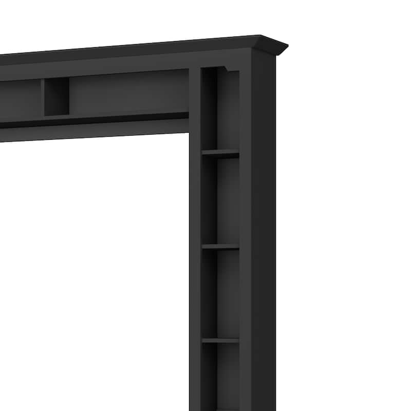 4-Piece Modern Entertainment Center Wall Unit with Bookshelves, All-in-1 Large TV Stand for TVs Up to 80"