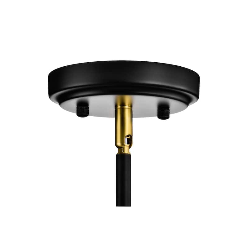 Oil Rubbed Bronze and Antique Gold 1-light Pendant