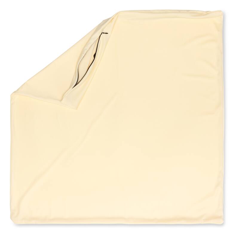 Throw Pillow Cozy Soft Microbead Off White Creme: 1 Pc - ~ Cover 20 x 20