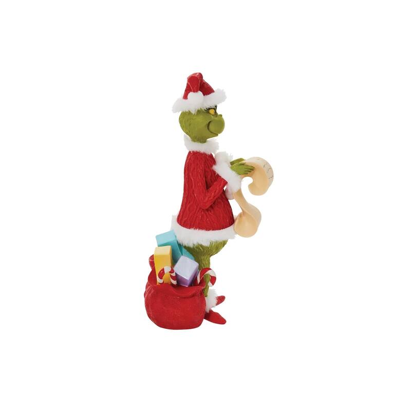 Department 56 Dr Seuss Grinch Checking His List Christmas Figure