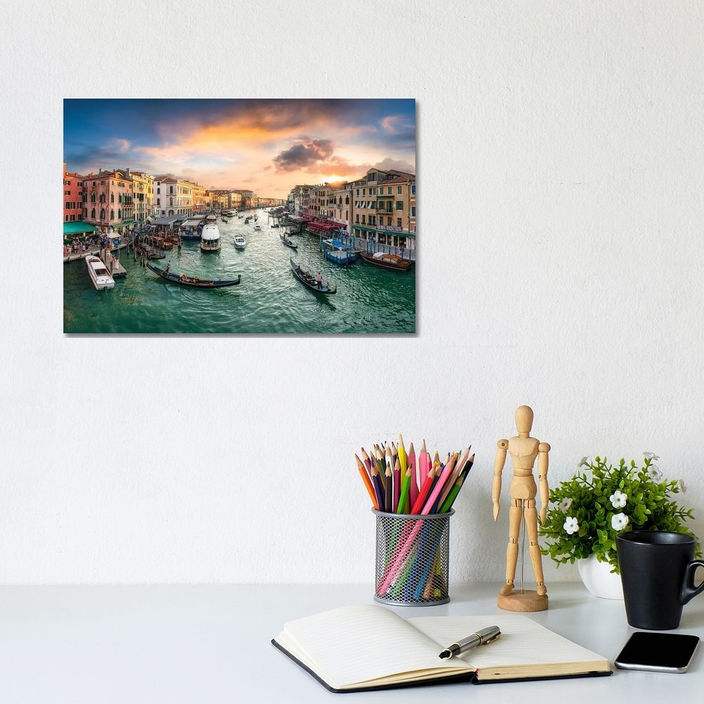 iCanvas "The Grand Canal in Venice, Italy" by Jan Becke Canvas Print