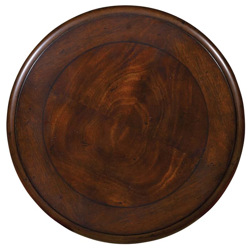 Hooker Furniture 18 Inch Diameter Rubberwood Pedestal Table from the