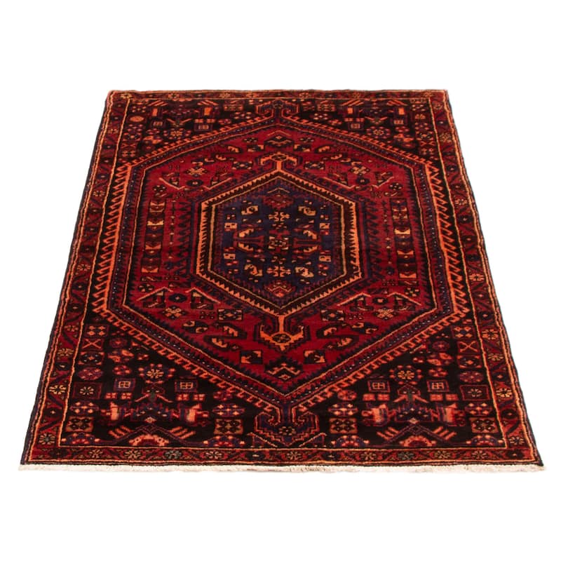 ECARPETGALLERY Hand-knotted Andelz Red Wool Rug - 3'9 x 6'1